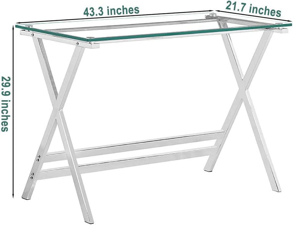 Tempered Glass Computer Desk P610