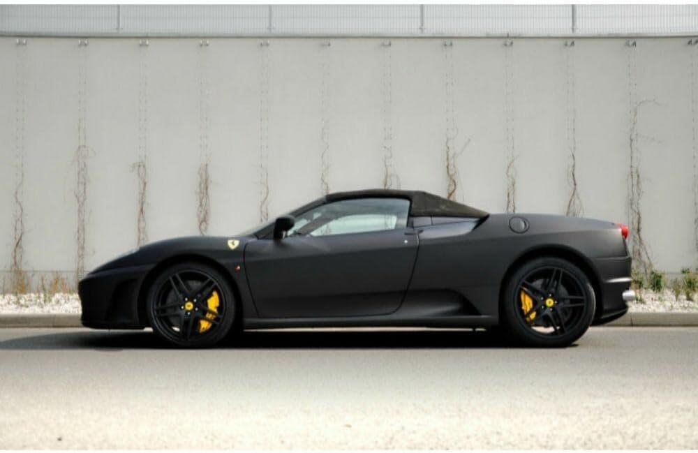 Matte Black 5ft x 8ft Car Wrap Vinyl Film C1114