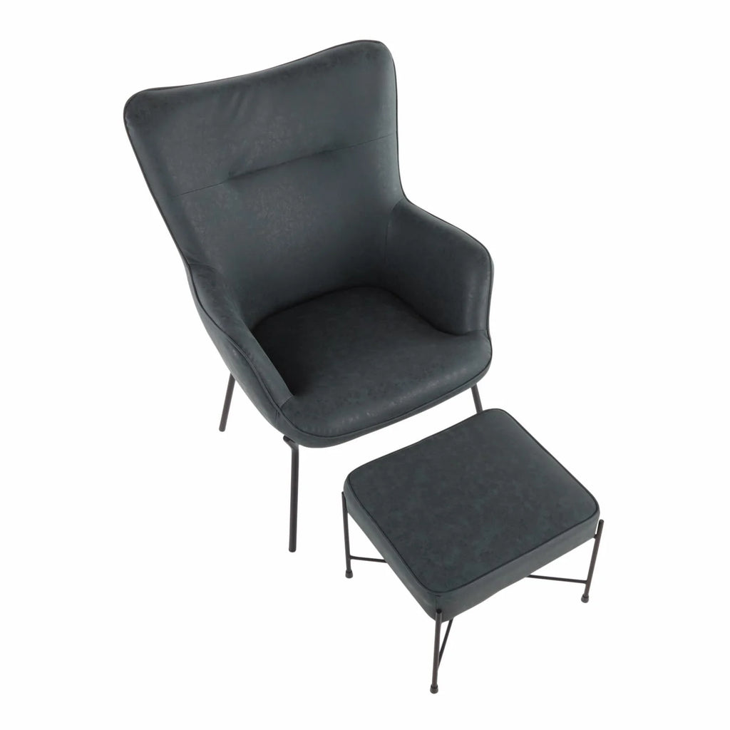 Lounge Chair with Ottoman V211201