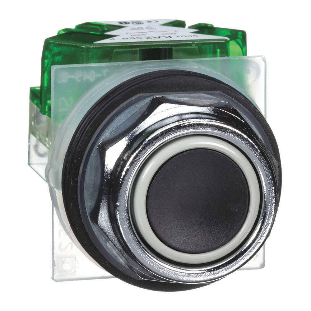 30Mm Black Non-Illuminated Push Button L9459