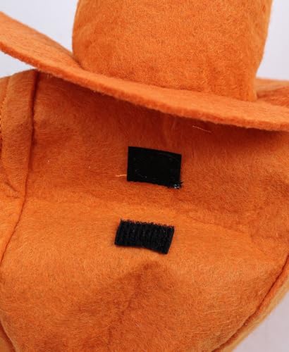 Dog Halloween Costumes 2Pcs Set Witch Hat and Bandana Black U5195