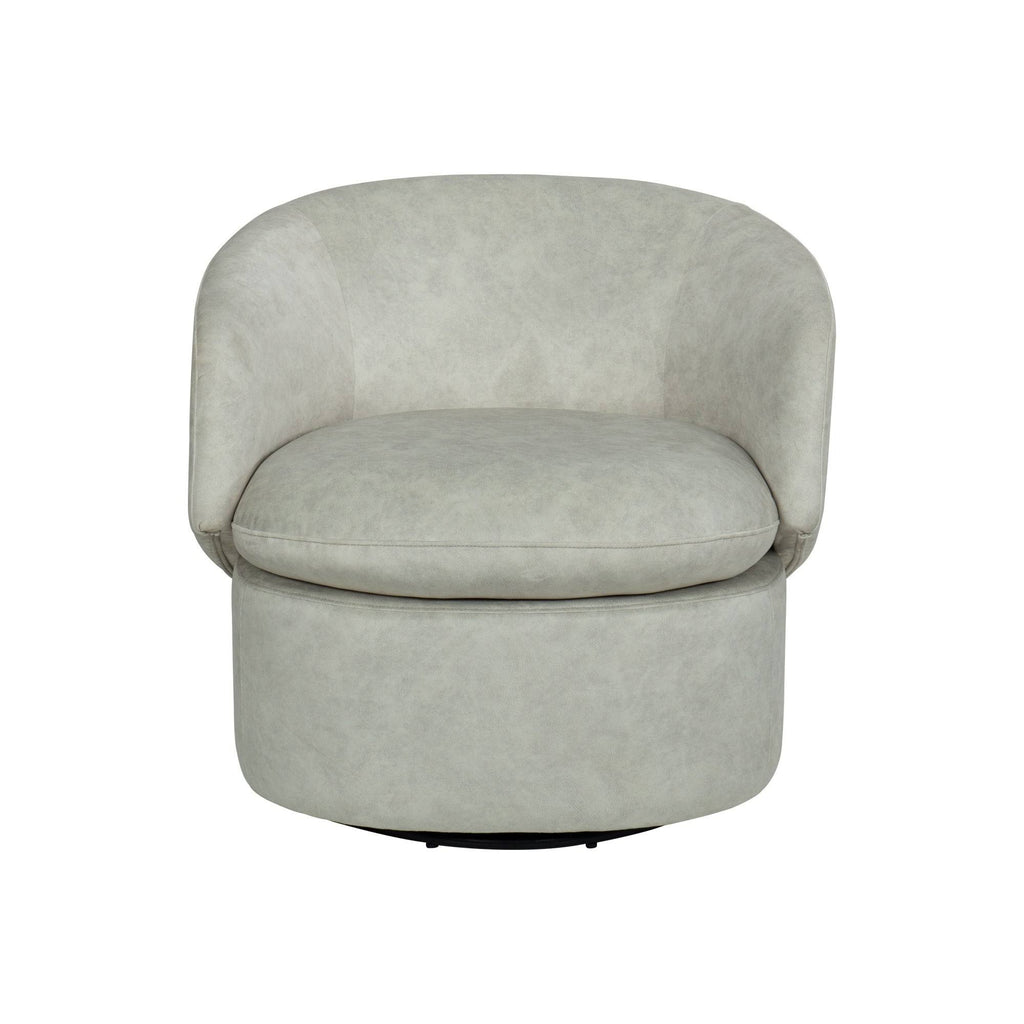 Leopard Swivel Barrel Chair S593207