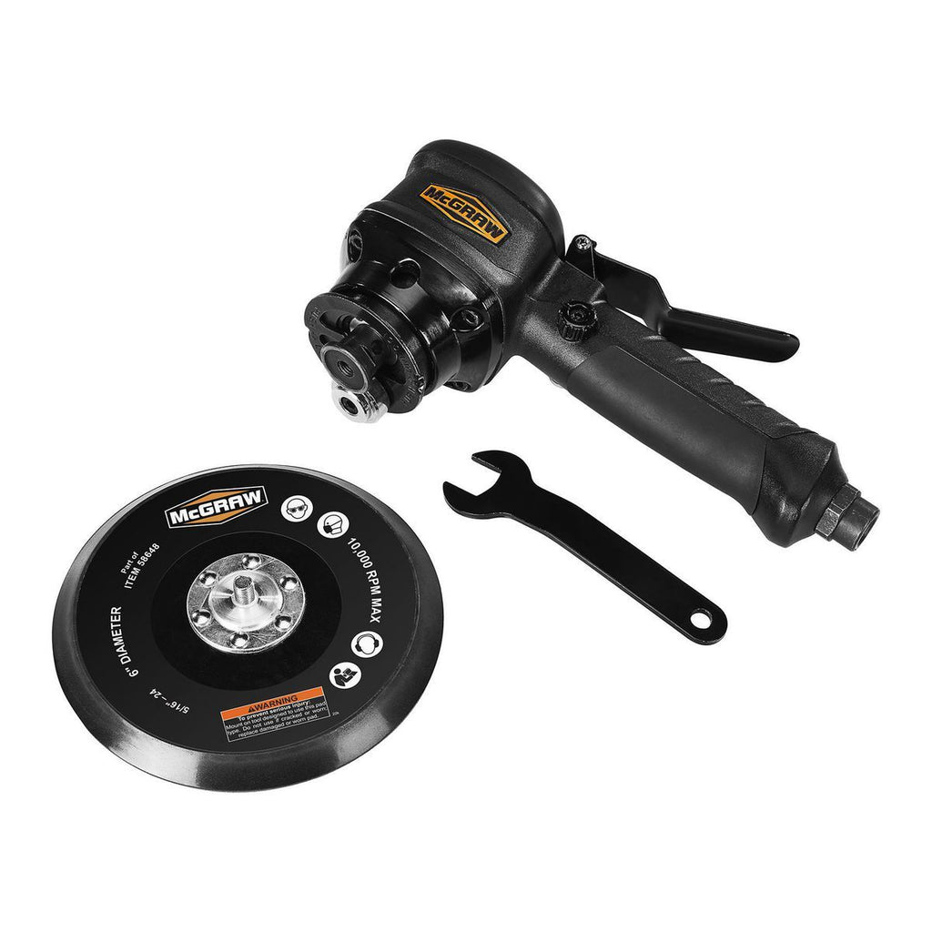 6 in. Dual-Action Air Sander T860443