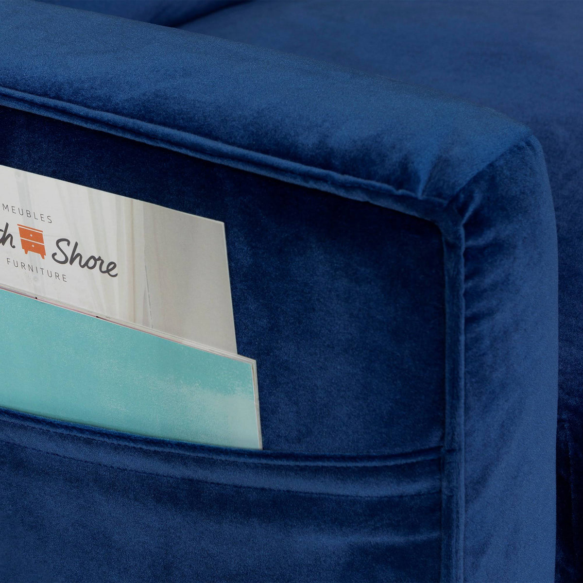 Dark Blue 1-Seat Sofa O626104