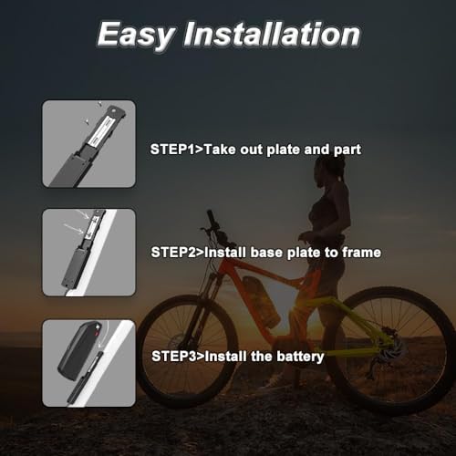 Black 48V 20Ah Electric Bicycle Lithium Battery with Charger G523