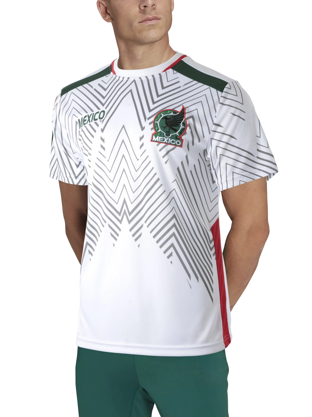 Mexico National Futbol Pullover Jersey G748