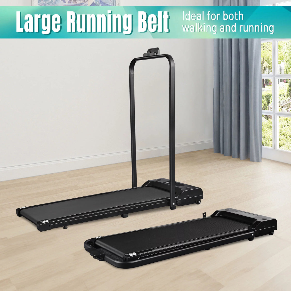 Foldable 2 in 1 Treadmill 1.5 HP R98450