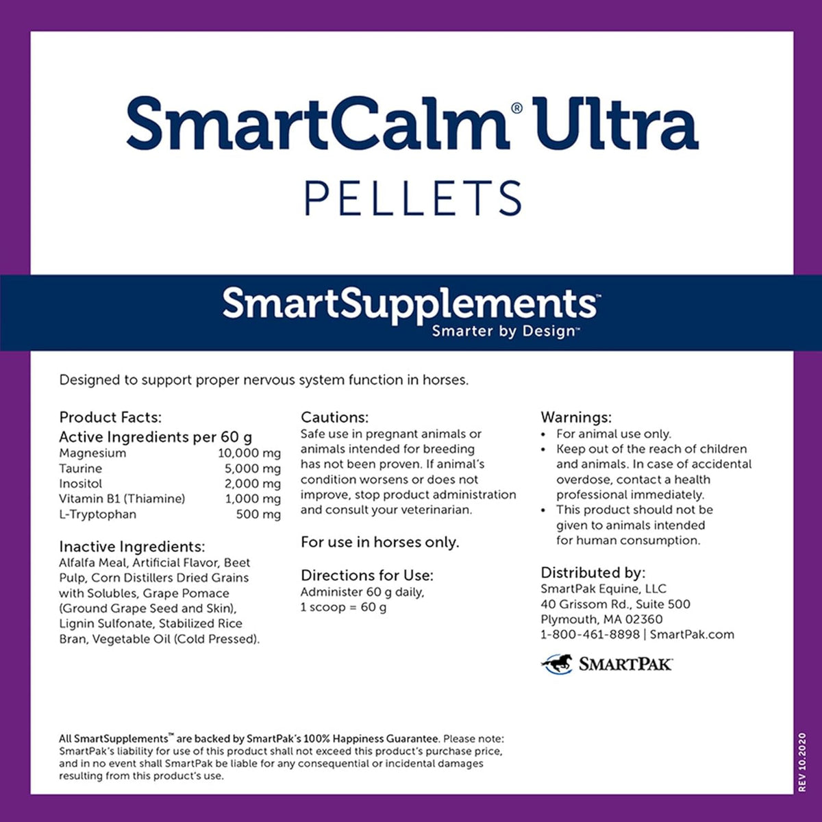 Horse Calming Supplies Premeasured Pack I82224