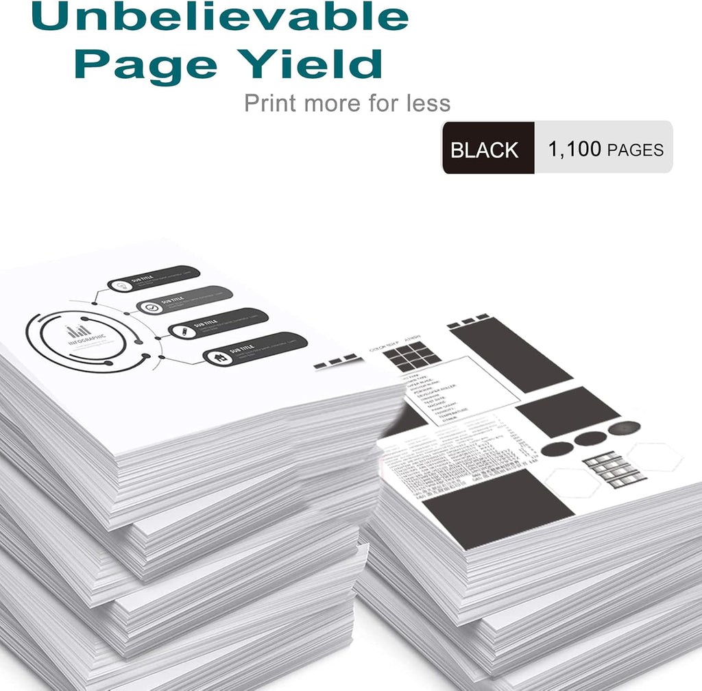 2 Pack Black Compatible Toner Cartridge O1078