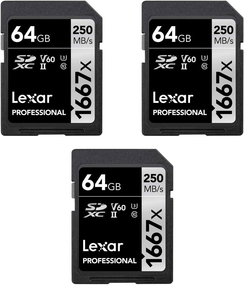 64GB SDHC/SDXC UHS-II Memory Card 2 Pack E864