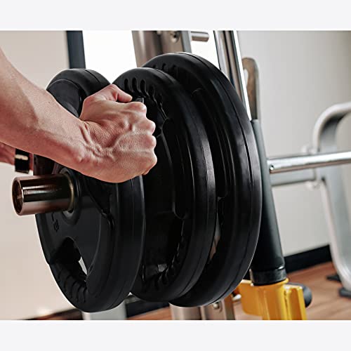 2.5-45 LB Olympic Rubber Grip Weight Plates S353