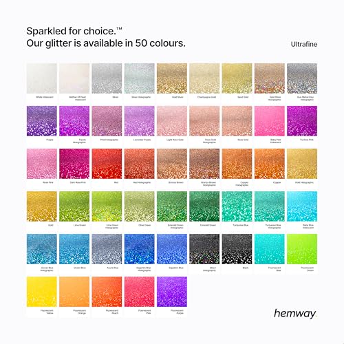 Fluorescent Blue Extra Chunky Metallic Crystal Flake Glitter 100g V875994