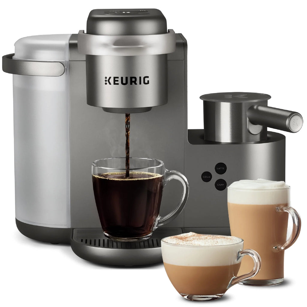 Single Serve K-Cup Pod Coffee, Latte and Cappuccino Maker, Nickel B880