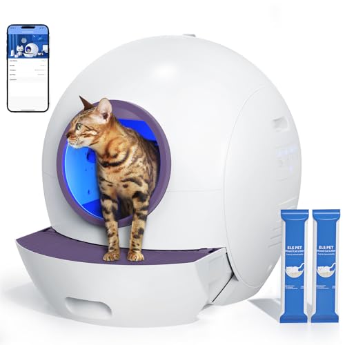 Self Cleaning Automatic Cat Litter Box 60L White O530