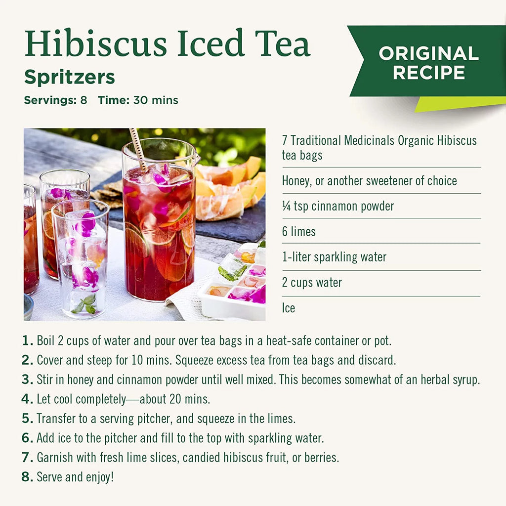 Organic Hibiscus Herbal Tea 16 Tea Bags Pack of 3 T207165