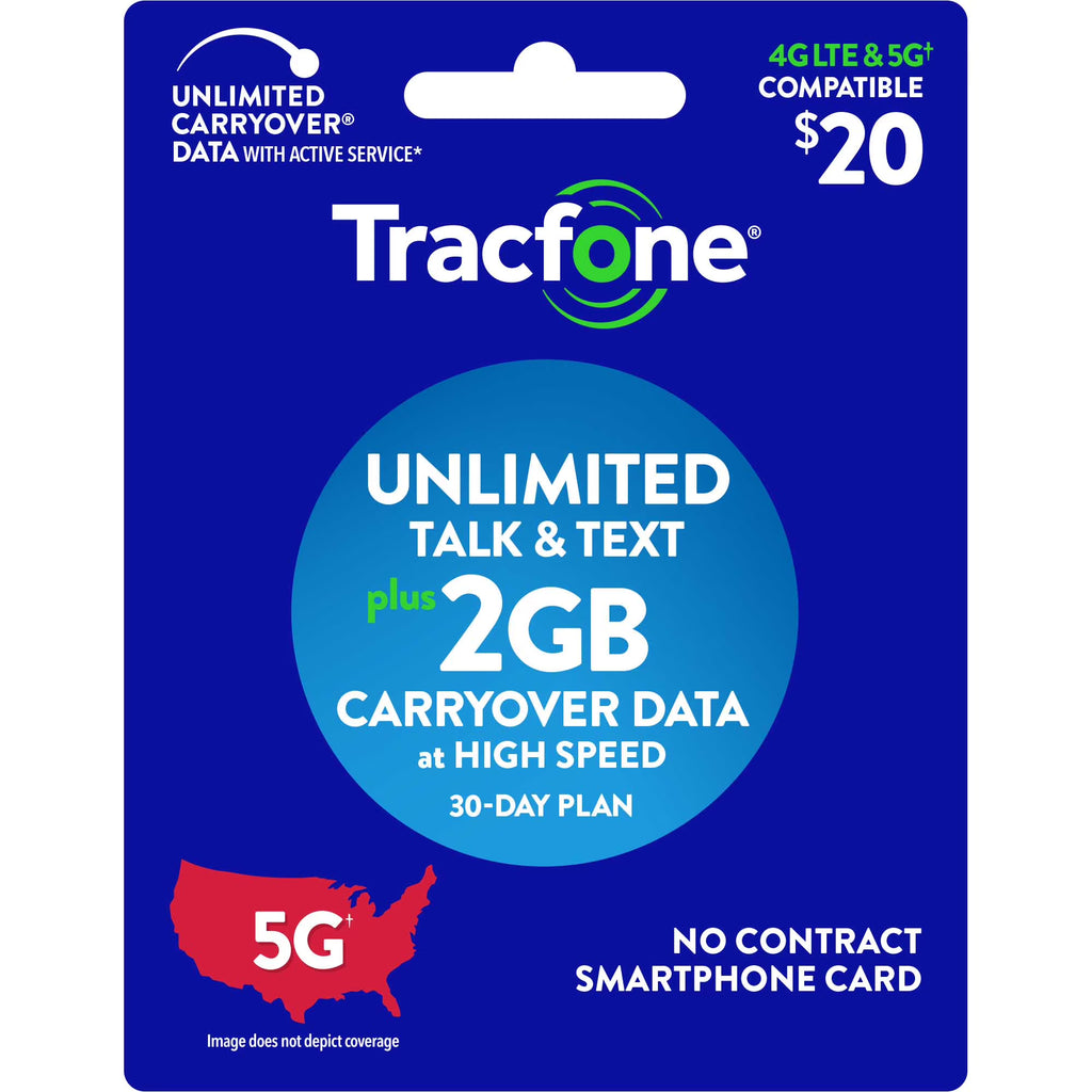$20 Smartphone Prepaid Plan 30-Day (2GB) X923091