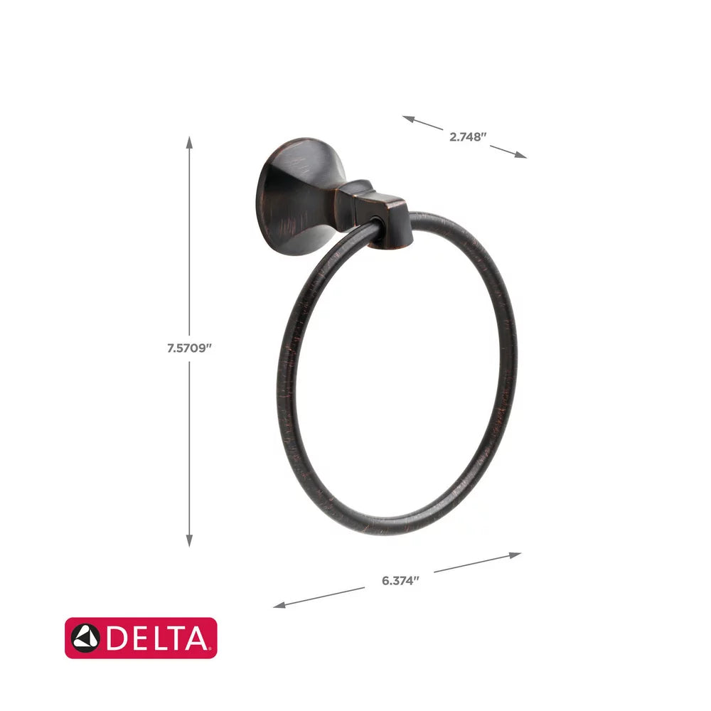 Bronze Wall Mounted Towel Ring A7207