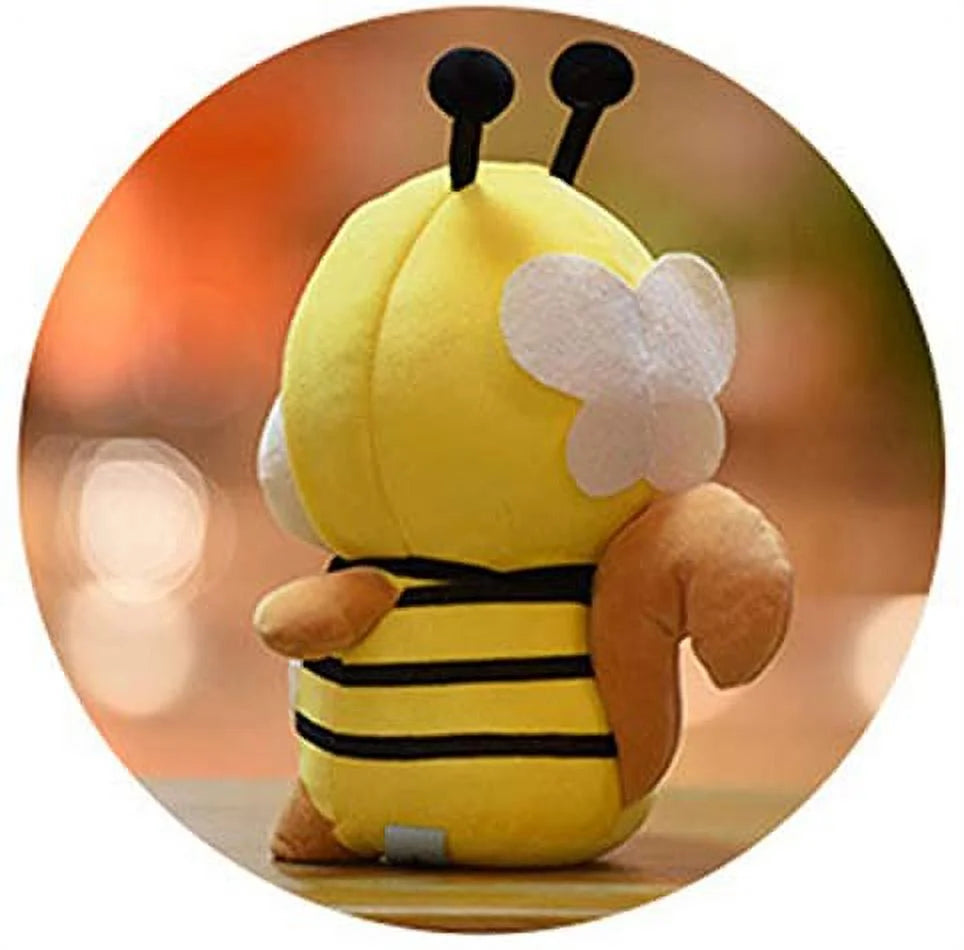 Squirrel Wearing Bee Costume Plush Toy, 10 Inch D44546