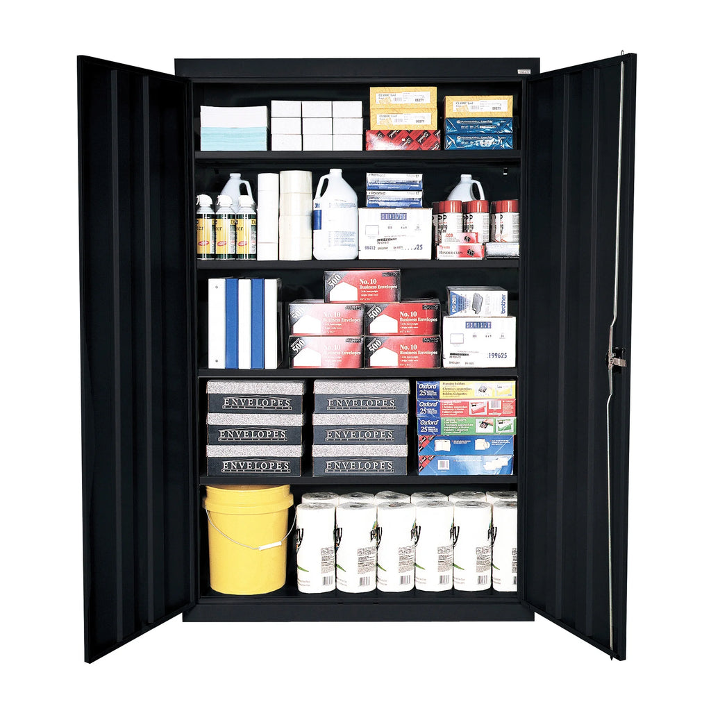 5-Shelf Steel Storage Cabinet with Recessed Handle G6861