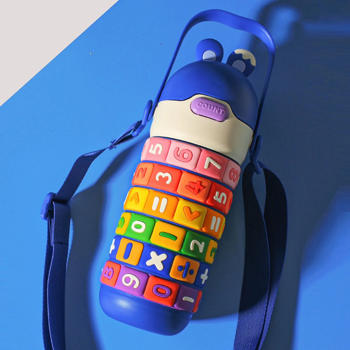 430ml Kids Stainless Steel Insulated Water Bottle with Straw Y776