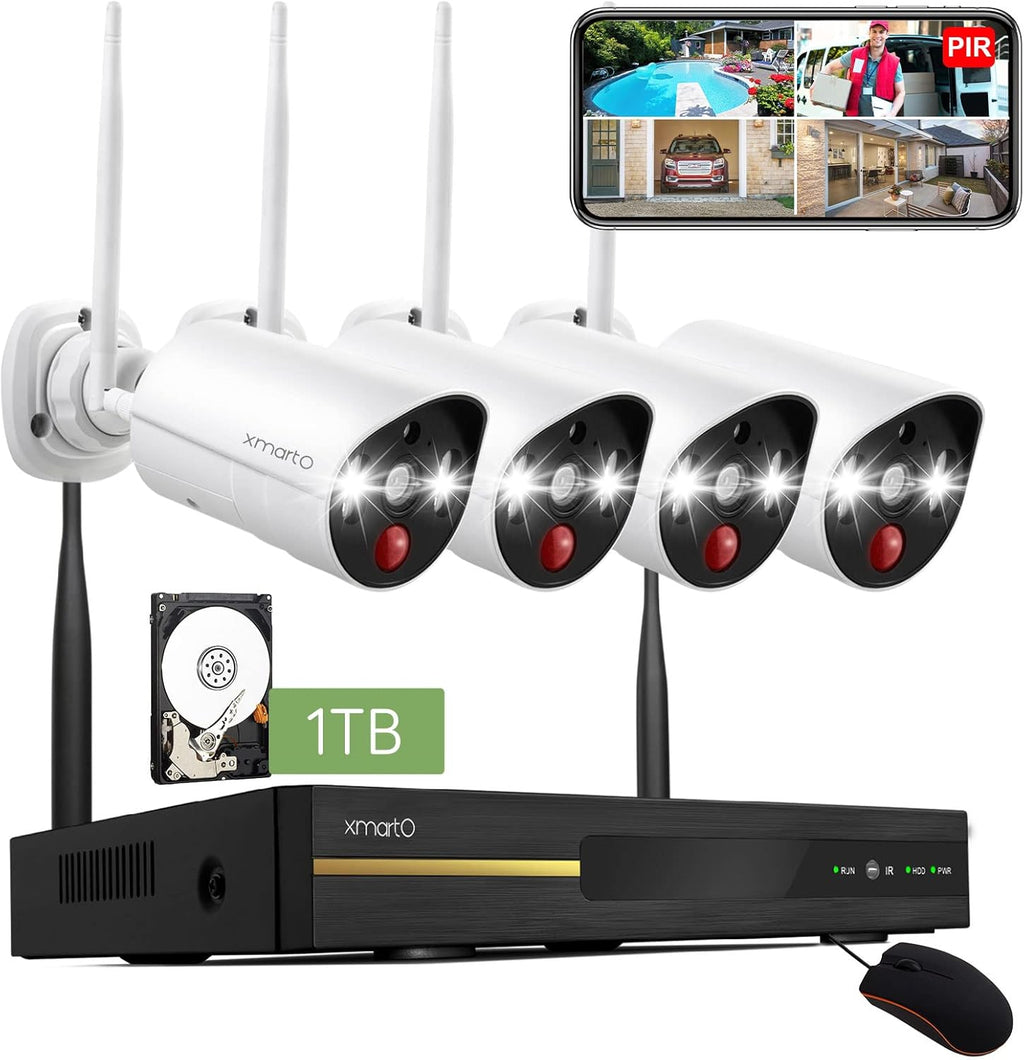 2K HD Wireless Security Camera with Color Night Vision Z7545