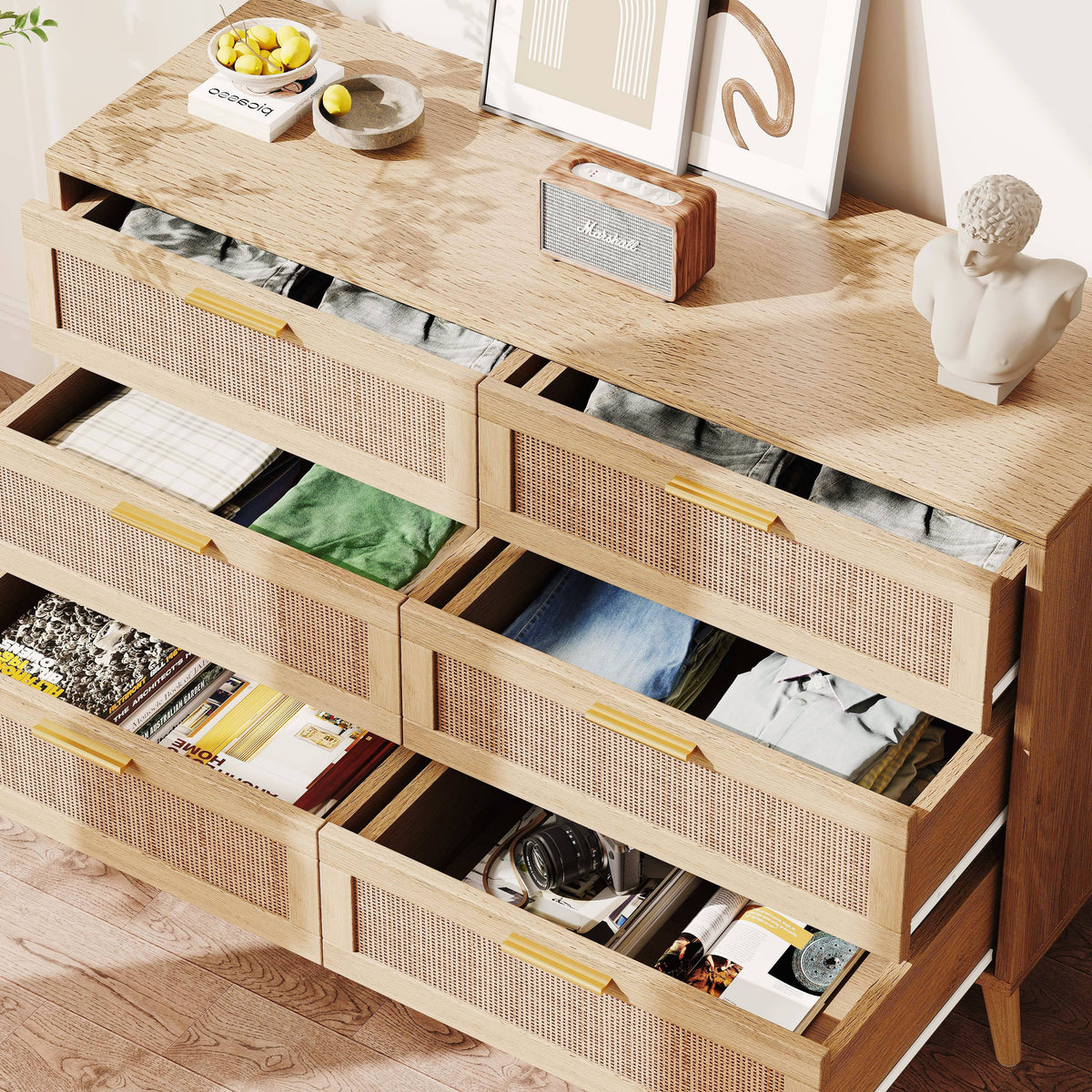 6 Drawer Double Dresser Chest Y963874
