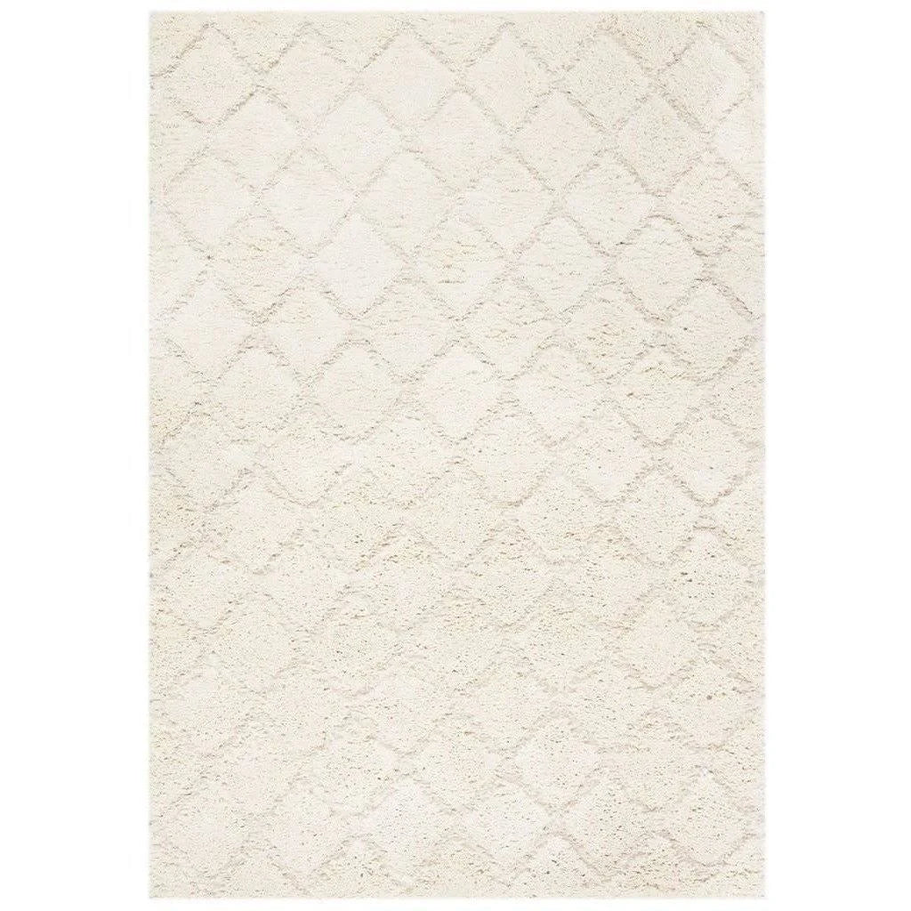 Creme Shag Square Rug G2945