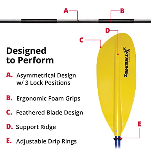 84” Fiberglass Reinforced Nylon Kayak Paddle V471