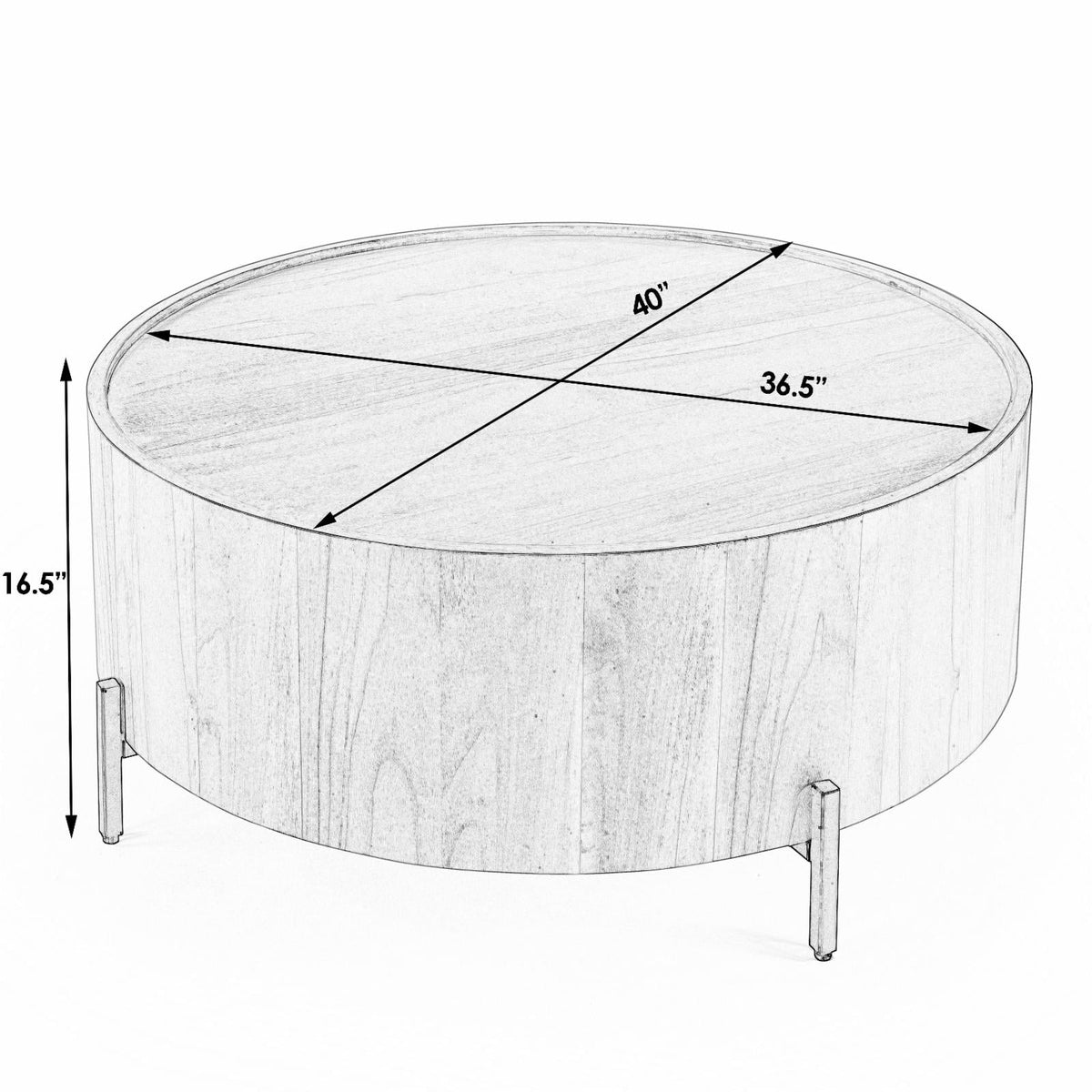 Round Coffee Table T229