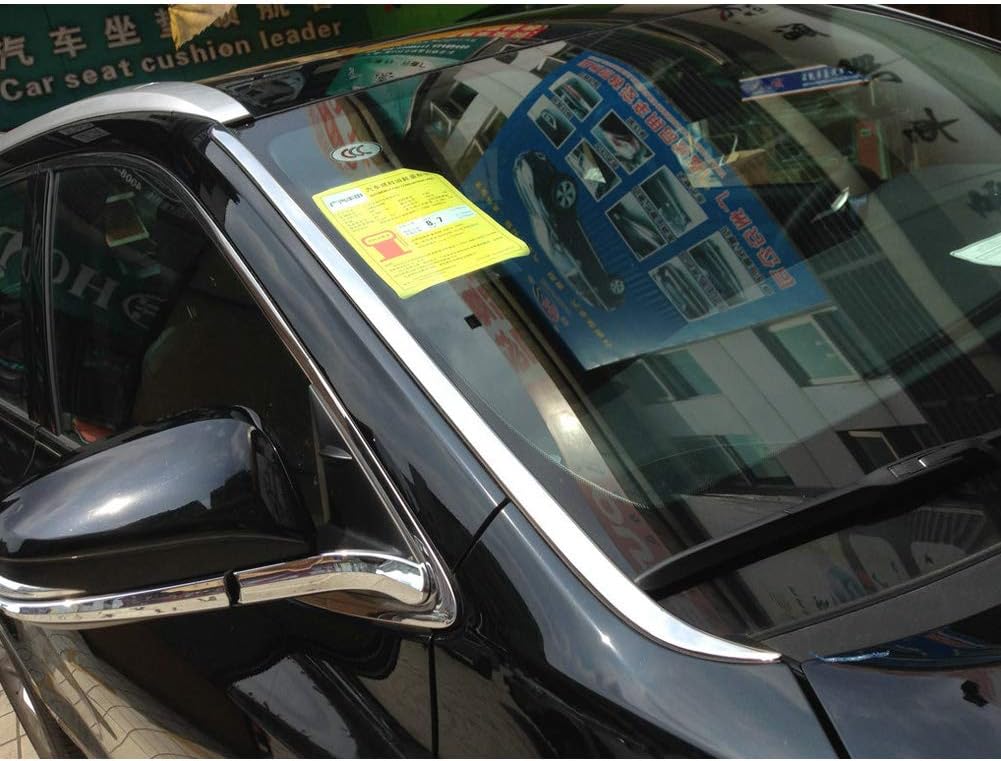 Stainless Steel Windshield Side Window Cover Trim Pack of 2 Q767390
