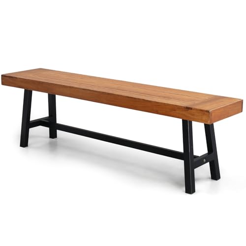 Outdoor Bench with Metal Legs C190