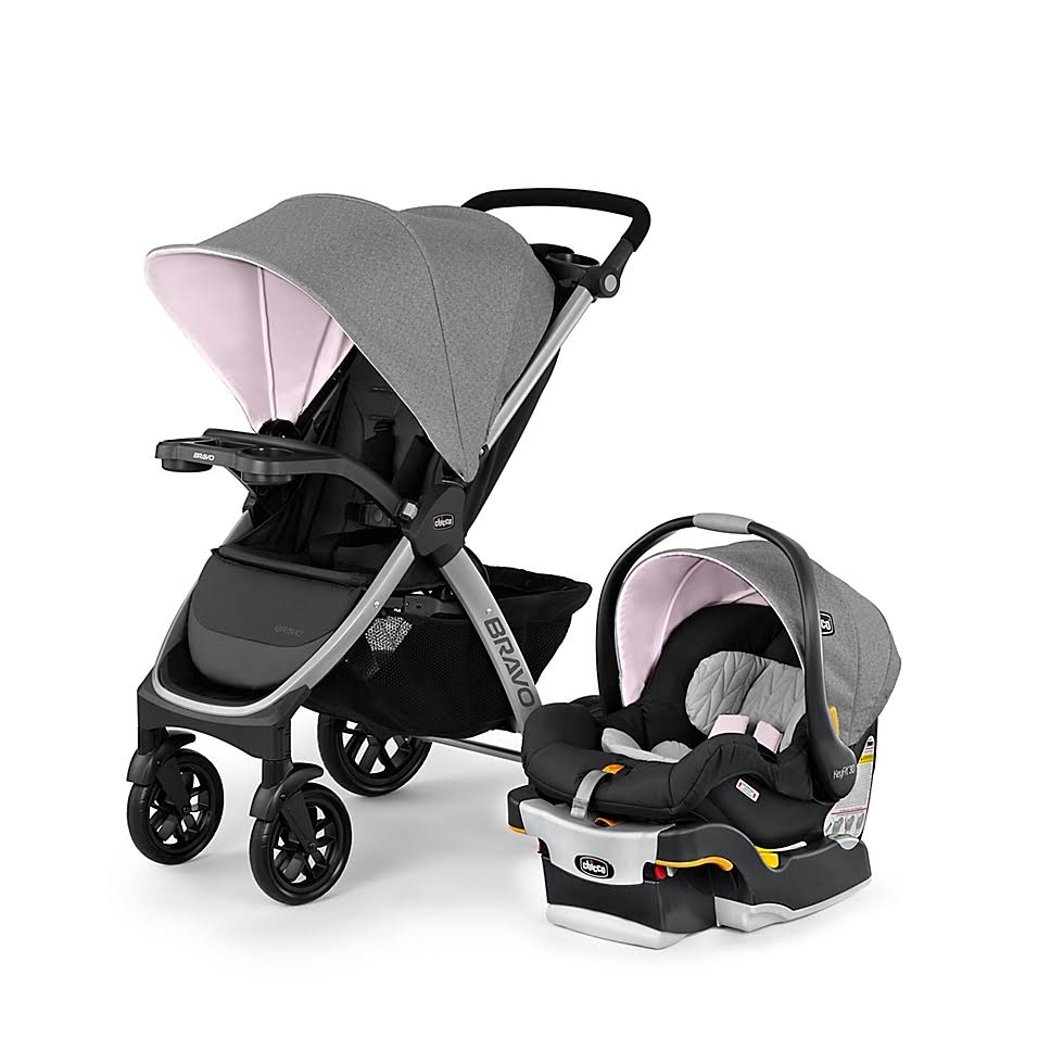 Chicco Bravo Trio Travel System in Ava Grey U374