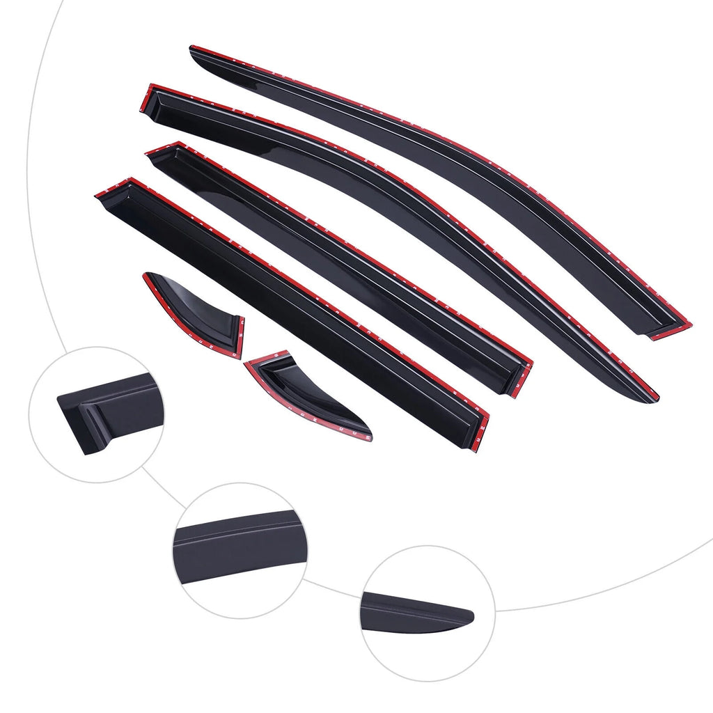 2019-2022 Toyota RAV4 Window Wind Deflector Door Visor Rain Guard T9556