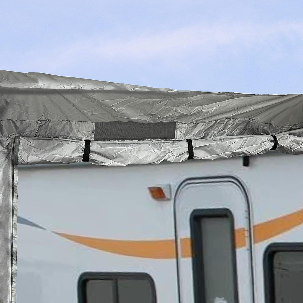 Class C RV Motorhome Camper Cover Fits 24' 25' 26'L Zipper Access A31741