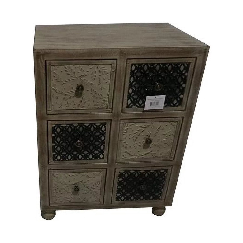 Wooden Cabinet with 6 Drawer U21652