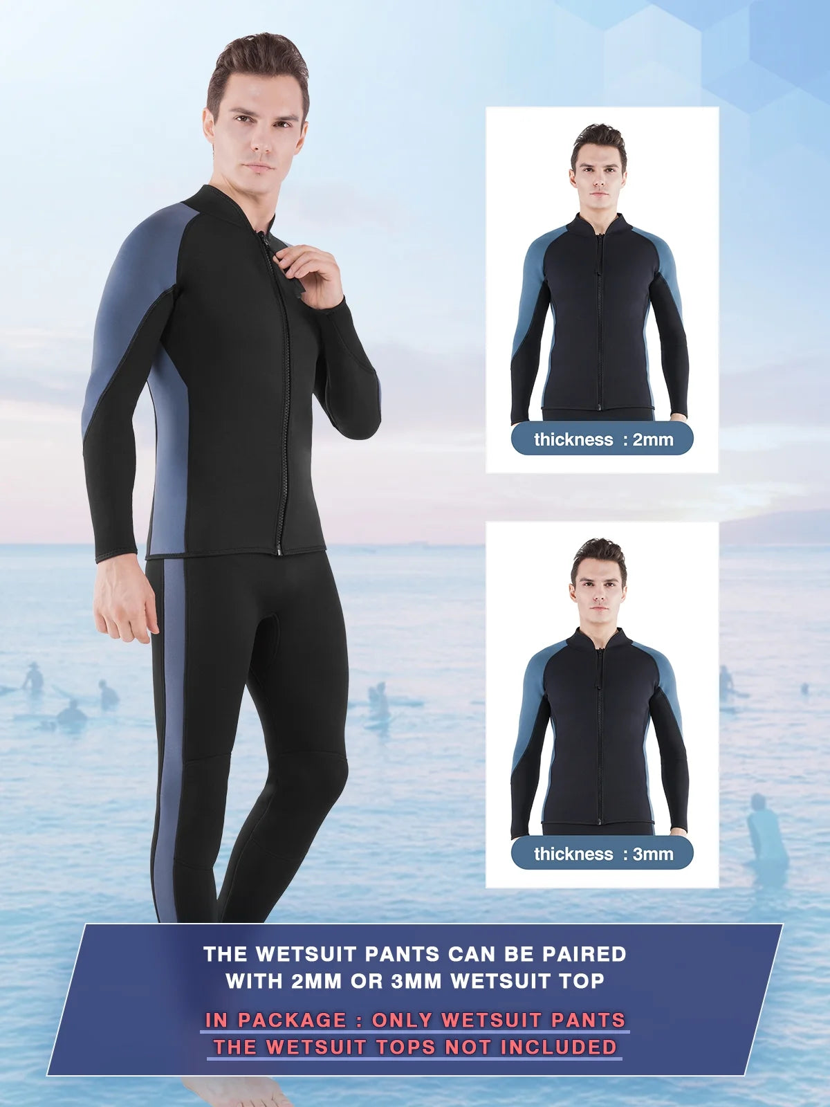 3mm Neoprene Wetsuit Pants M163