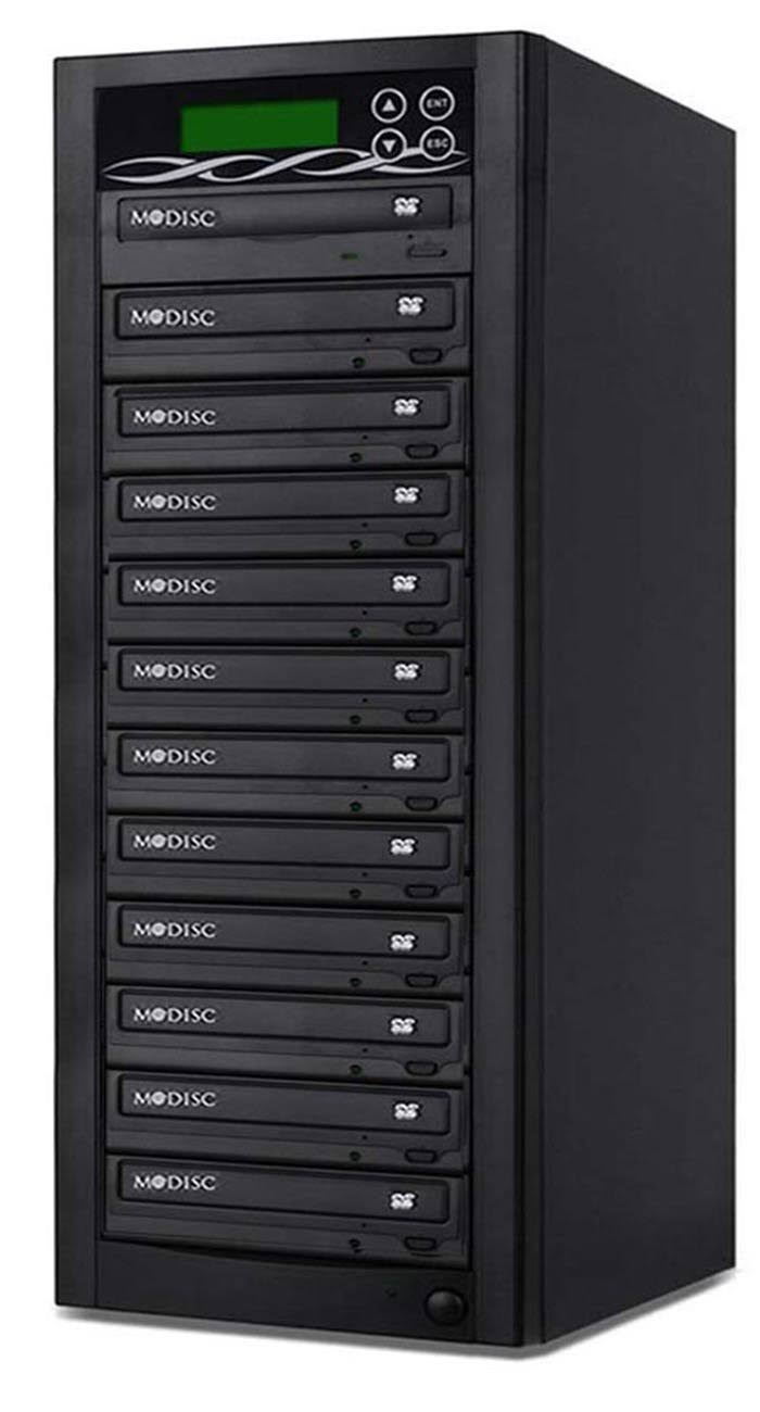 11 Target SATA DVD Duplicator with Built-In M-Disc Support Burner Z9089