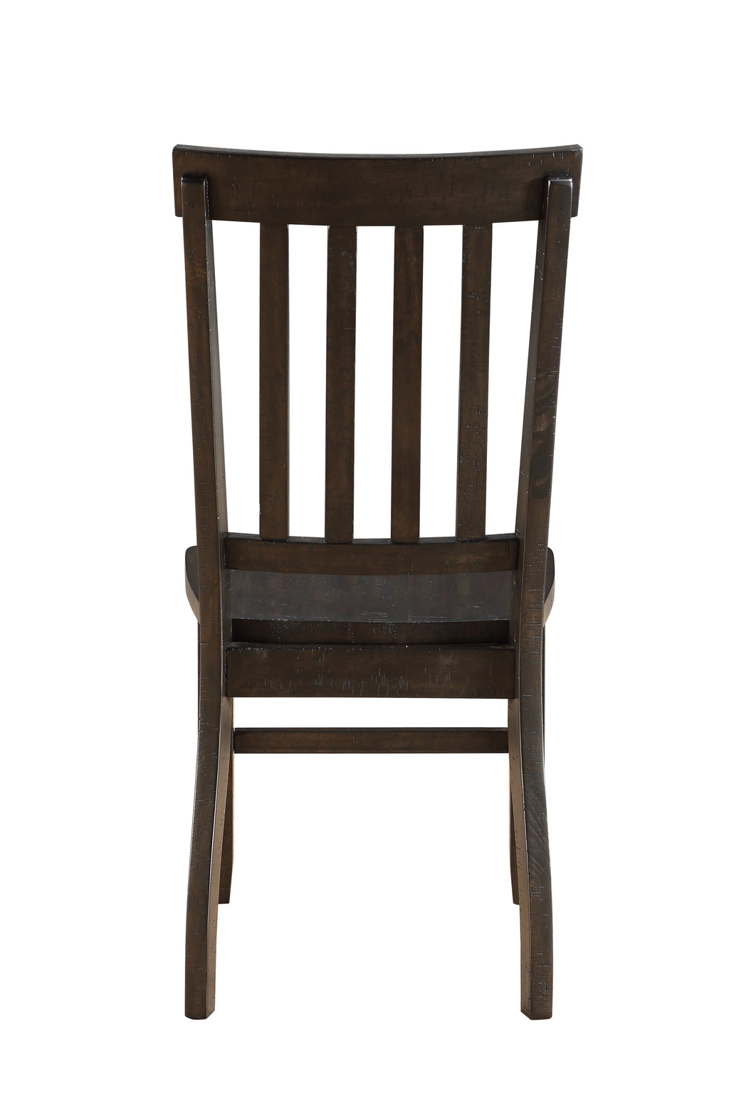 Rustic Walnut Side Chair Set of 2 F738919