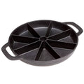 Black Cast Iron Non-Stick Biscuit & Muffin Pan R966