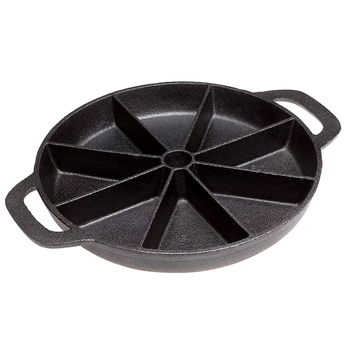 Black Cast Iron Non-Stick Biscuit & Muffin Pan R966
