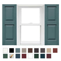 Vinyl Raised Panel Standard Shutter 1 Pair 12 x 43 N3321