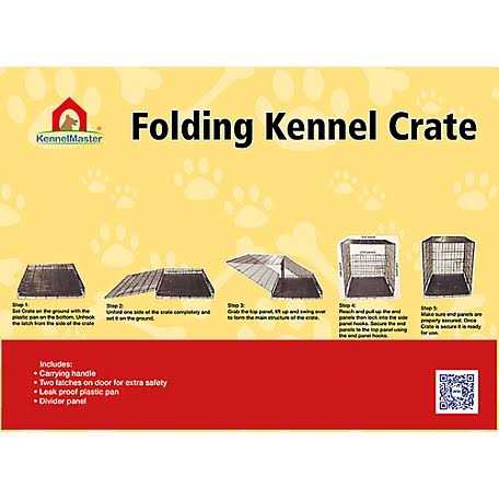 Folding Wire Dog Crate D522