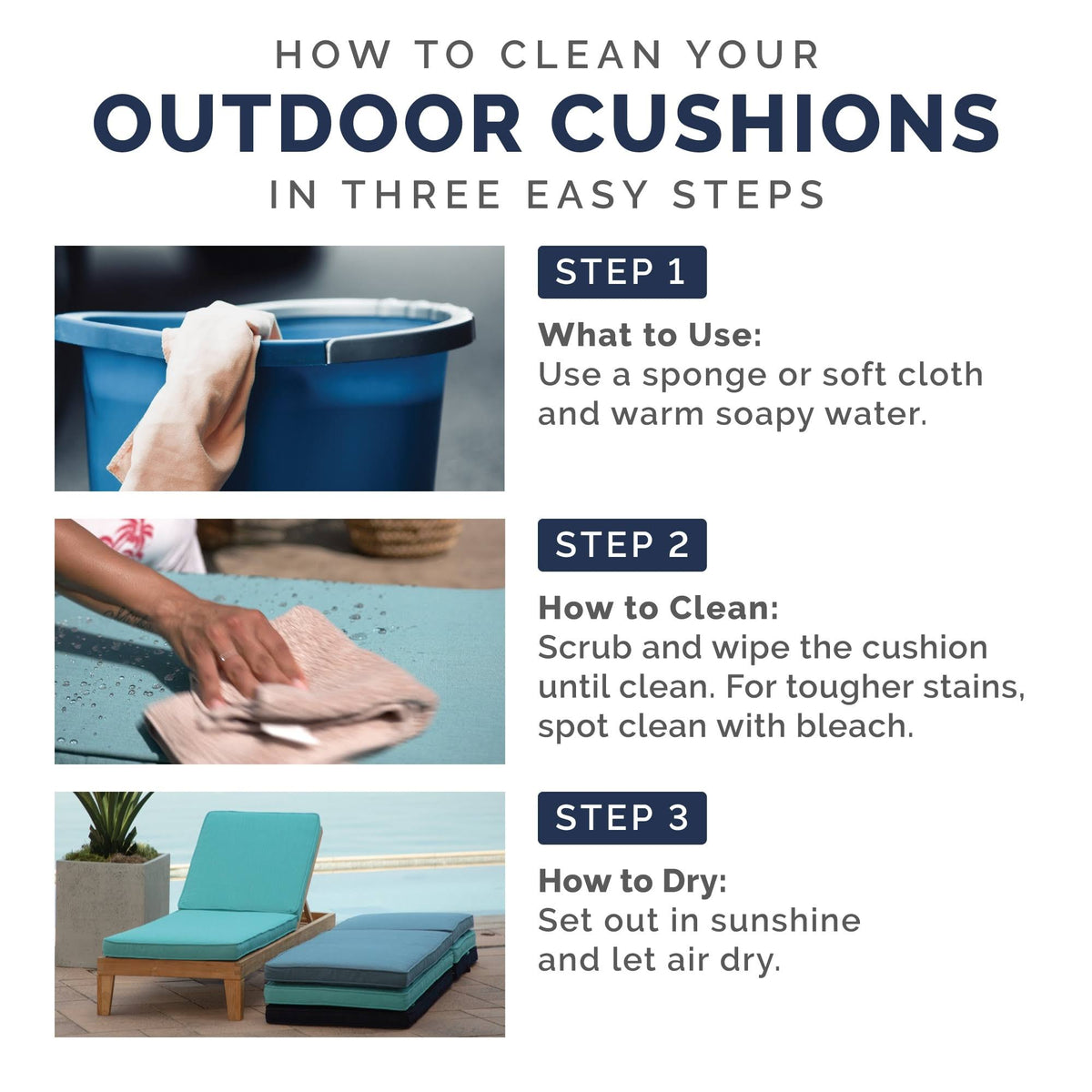 Cabana Stripe Outdoor Deep Seat Set K75870
