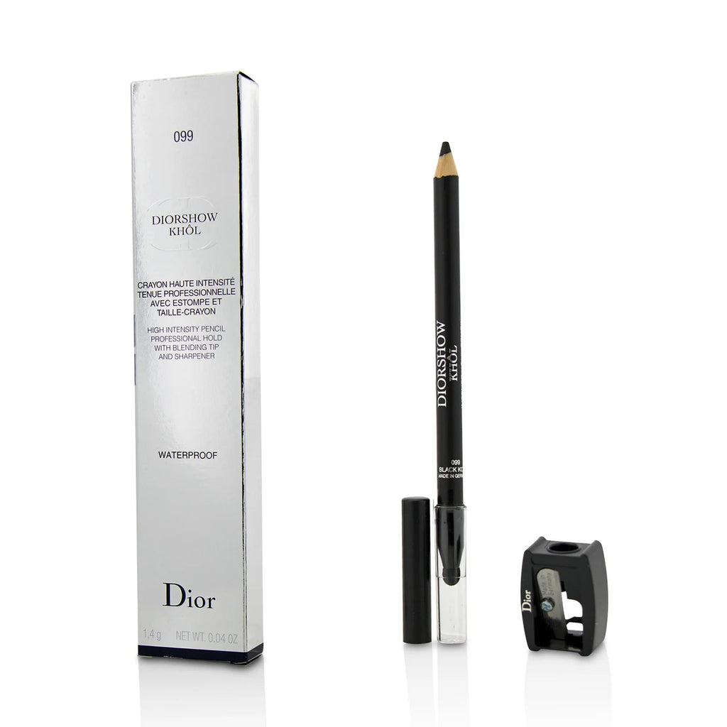 White Khol Waterproof Pencil with Sharpener I68929