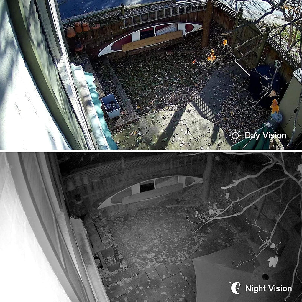 Outdoor PTZ POE Security Camera, HD 5MP Auto Tracking IP Camera with 5X Optical Zoom, IR Night Vision Motion/Human Detection Built in Mic&Speaker IP66 Waterproof P2674
