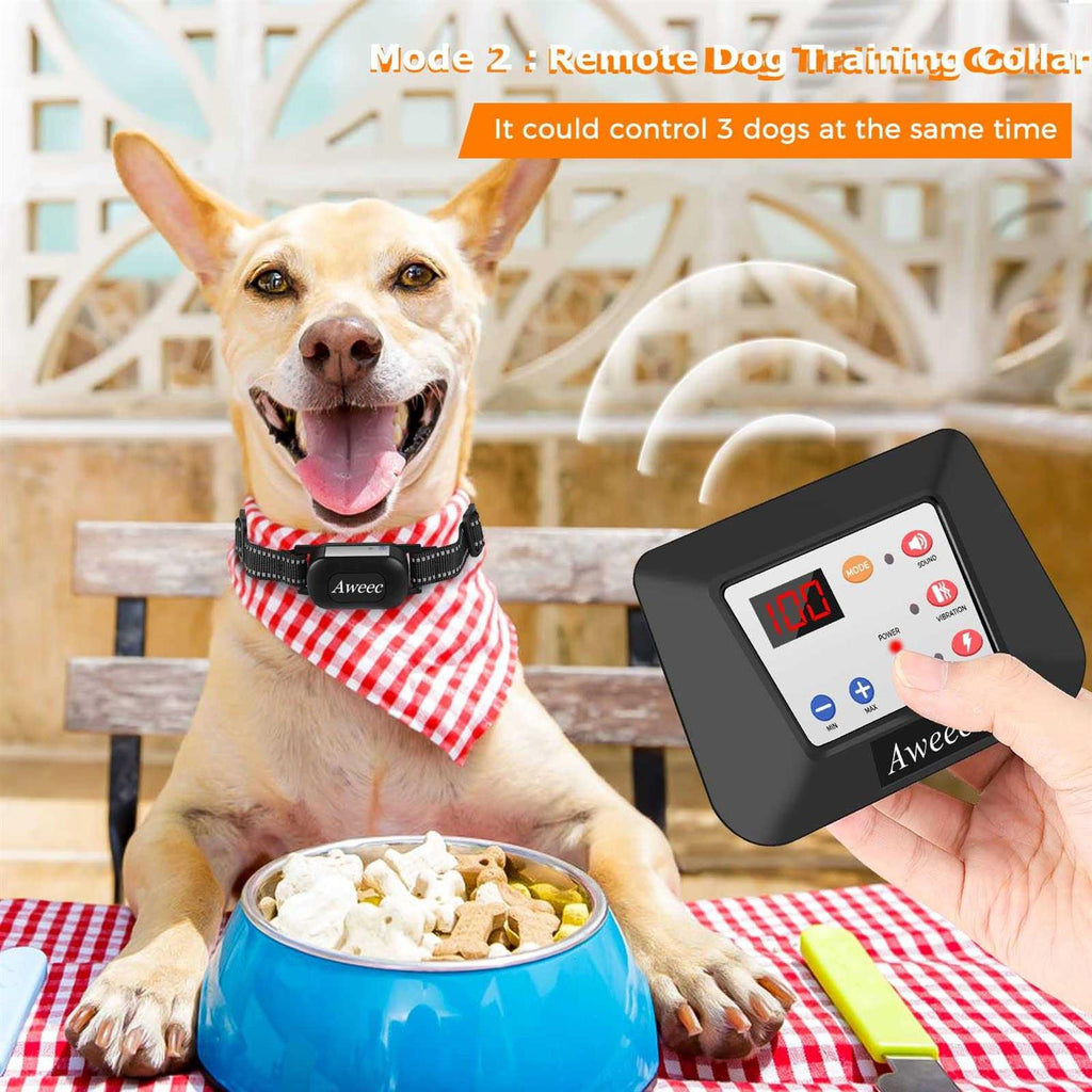 Wireless Dog Fence System Electric Fence with Training Collar R232141