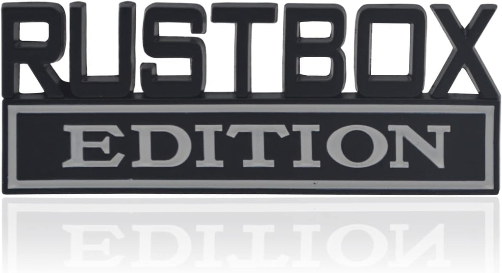 Silver+Red Emblem Sticker Replacement Badge T182