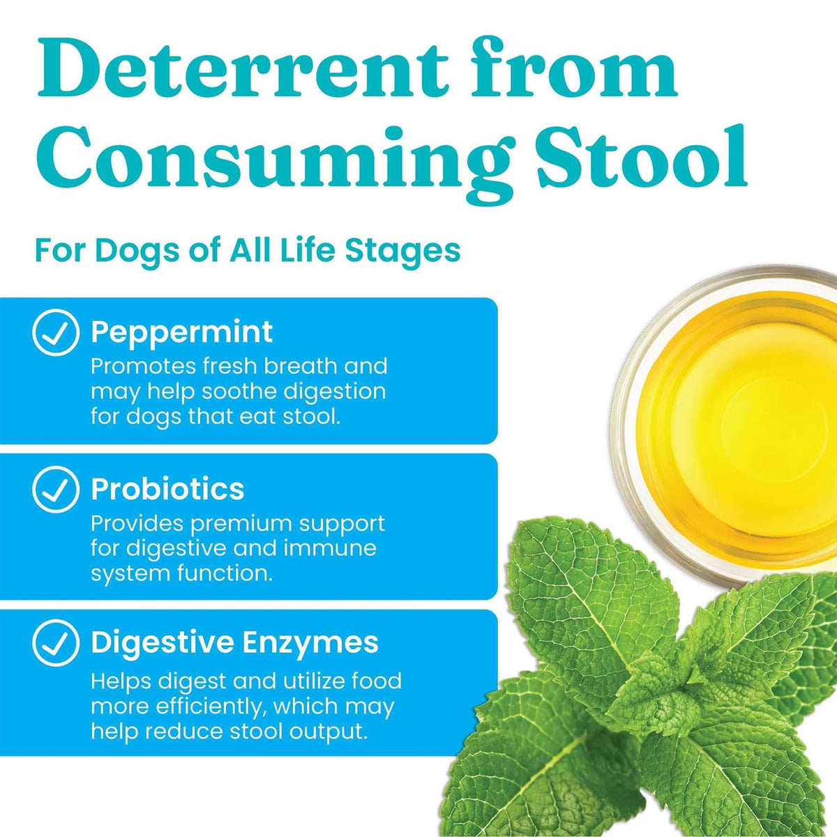 Stop Eating Poop Chews for Dogs T698