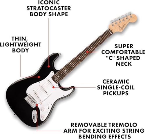 Black Electric Guitar Kit S900141
