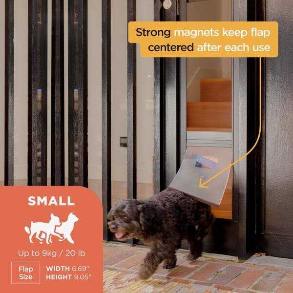 Black Patio Dog & Cat Door R89286